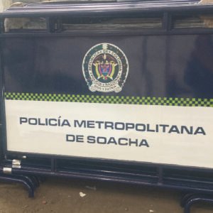 Valla Metalica de contencion de Tablero + impresion