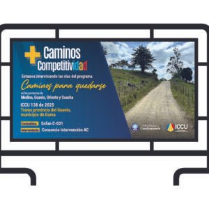 Valla Metalica de contencion de Tablero + impresion