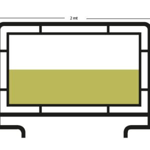 Valla Metalica de contencion de tablero